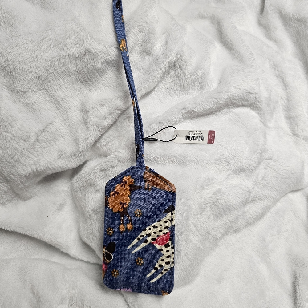 Vera Bradley Bark Park Dog Essential Luggage Tag